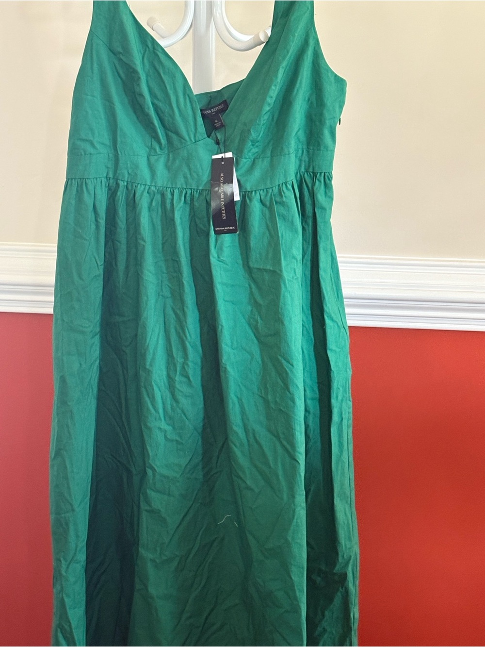 Banana Republic Emerald Green Sleeveless Dress